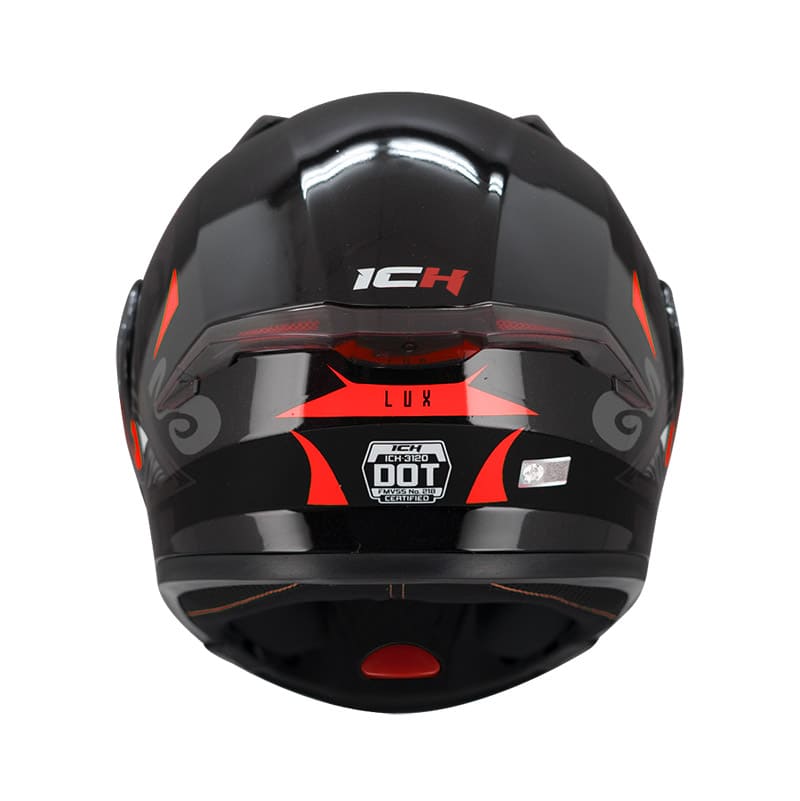 CASCO ICH ICH-3120DV LUX NEGRO ROJO
