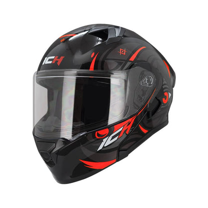 CASCO ICH ICH-3120DV LUX NEGRO ROJO