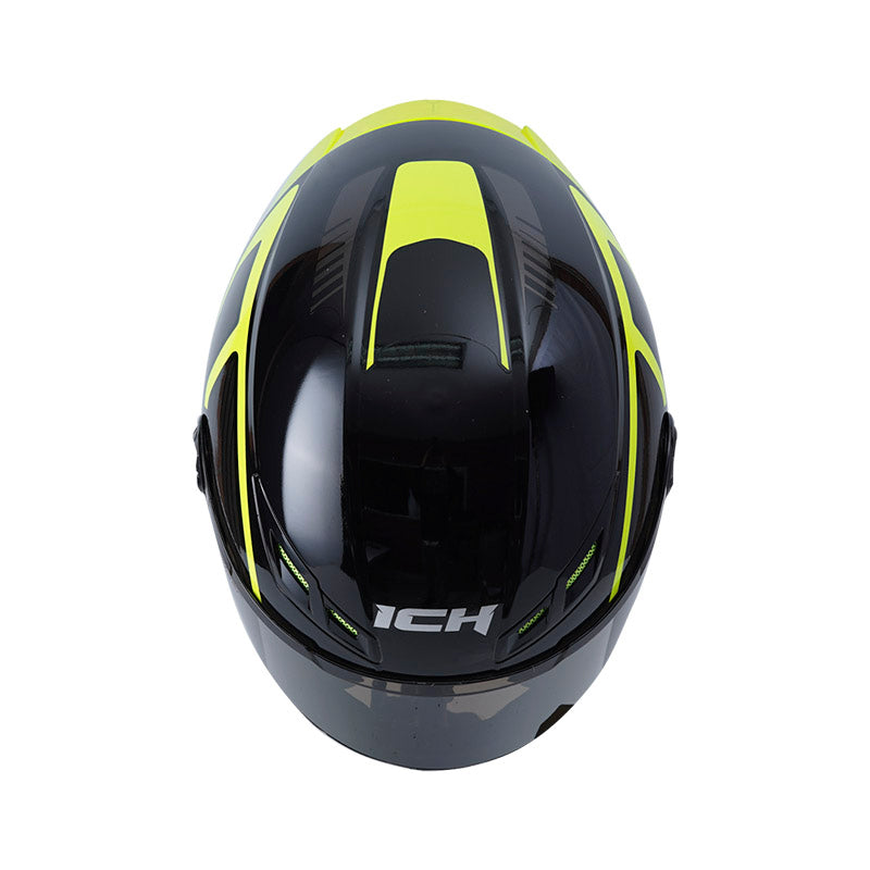 CASCO ICH-501SP EXTRACTOR BRILLANTE NEGRO AMARILLO NEON