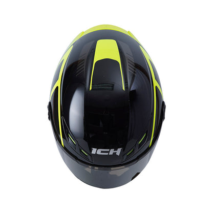 CASCO ICH-501SP EXTRACTOR BRILLANTE NEGRO AMARILLO NEON