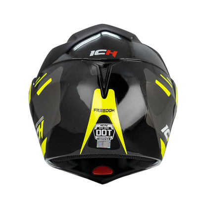 CASCO ICH ICH-3110DV FREEDOM MATE NEGRO AMARILLO NEON