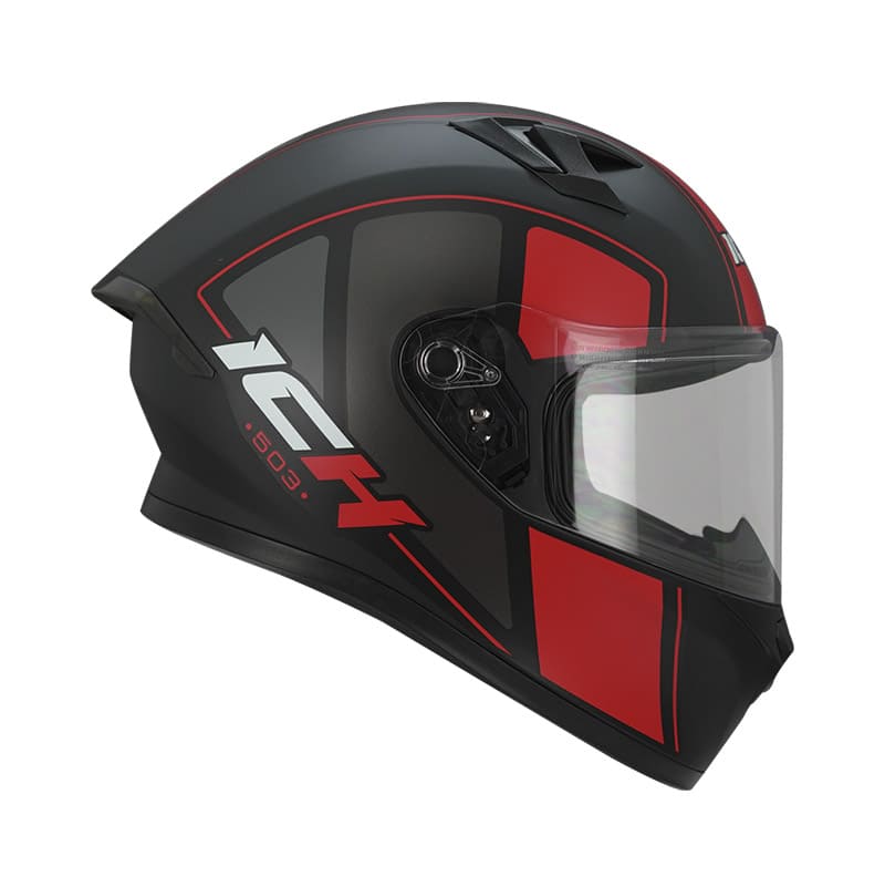 CASCO ICH ICH-503SP DOES MATE NEGRO ROJO