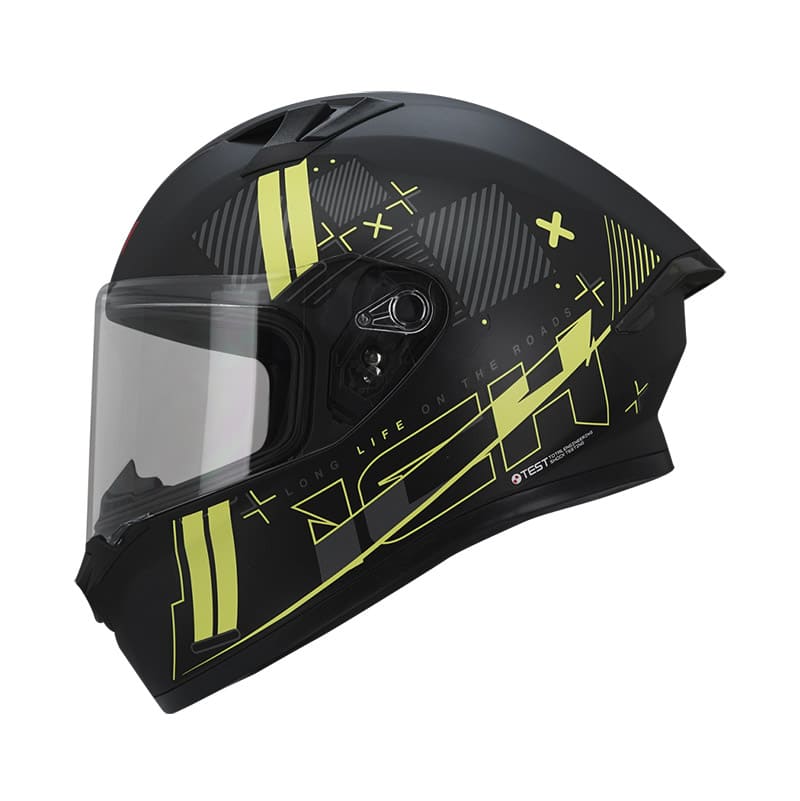 CASCO ICH ICH-503SP COMPU MATE NEGRO AMARILLO NEON
