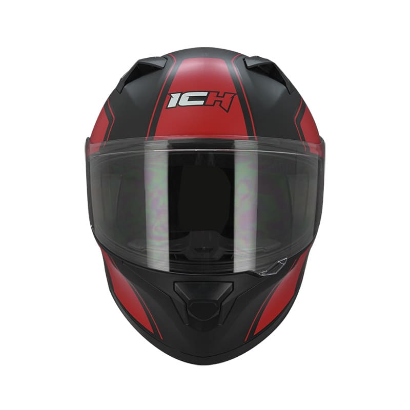 CASCO ICH ICH-503SP DOES MATE NEGRO ROJO