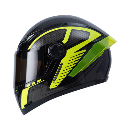 CASCO ICH-501SP EXTRACTOR BRILLANTE NEGRO AMARILLO NEON