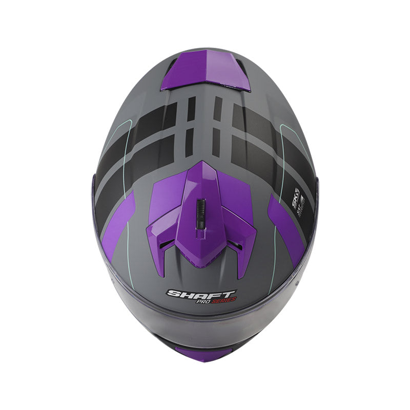 CASCO SHAFT SH-610DV PRO QUASI MATE GRIS MORADO NEON
