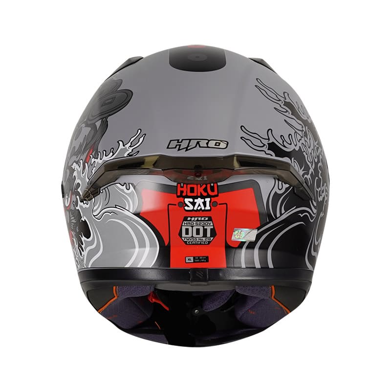 CASCO HRO HRO-523DV HOKU SAI MATE GRIS ROJO
