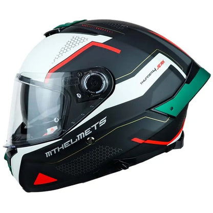 CASCO MT THUNDER 4 SV JERK PERLA VERDE