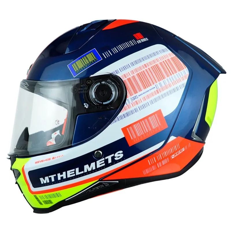 CASCO MT REVENGE 2S RS AZUL