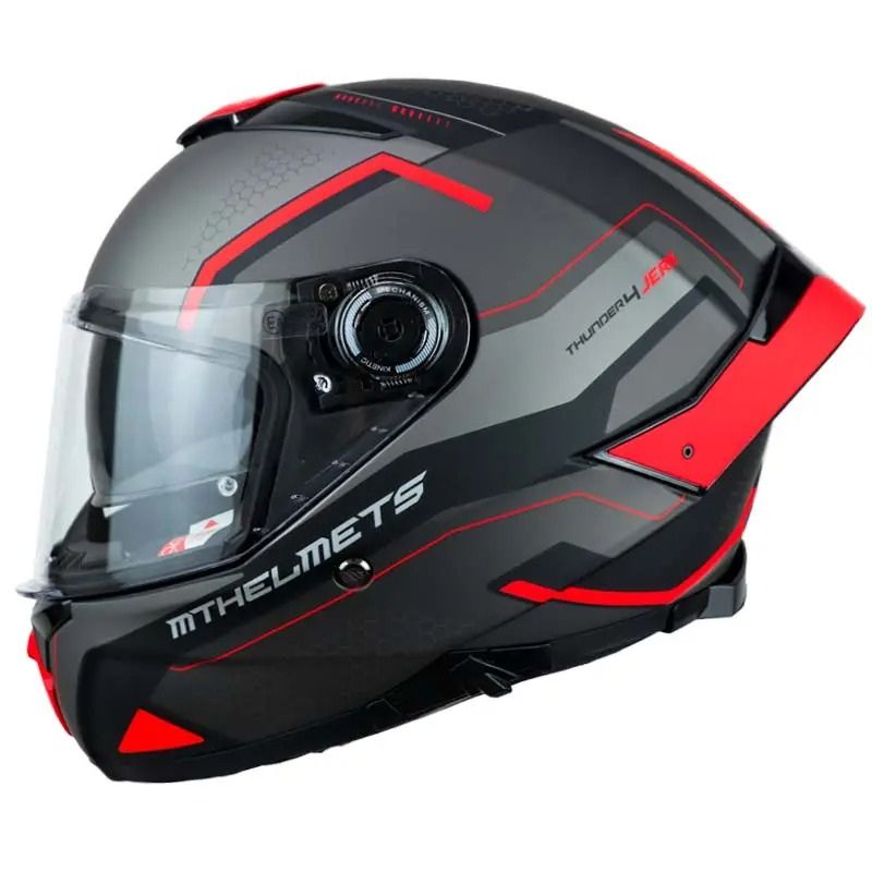 CASCO MT THUNDER 4 SV JERK MATE ROJO