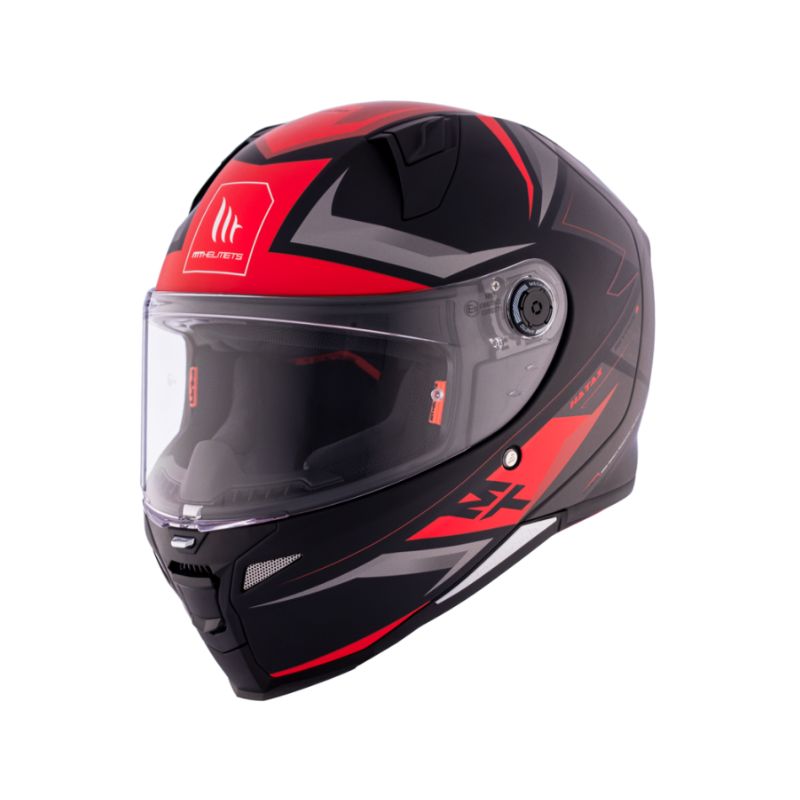 CASCO MT REVENGE 2S HATAX MATE ROJO