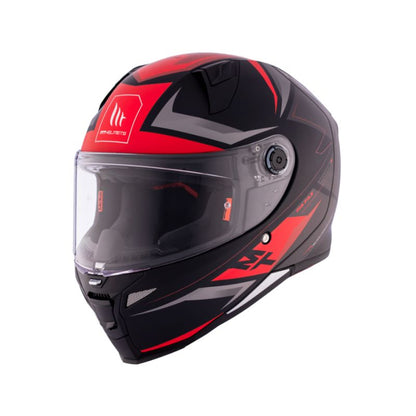 CASCO MT REVENGE 2S HATAX MATE ROJO