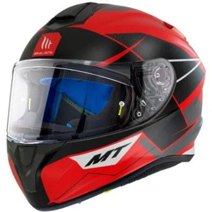 CASCO MT TARGO PRO PODIUM ROJO NEGRO