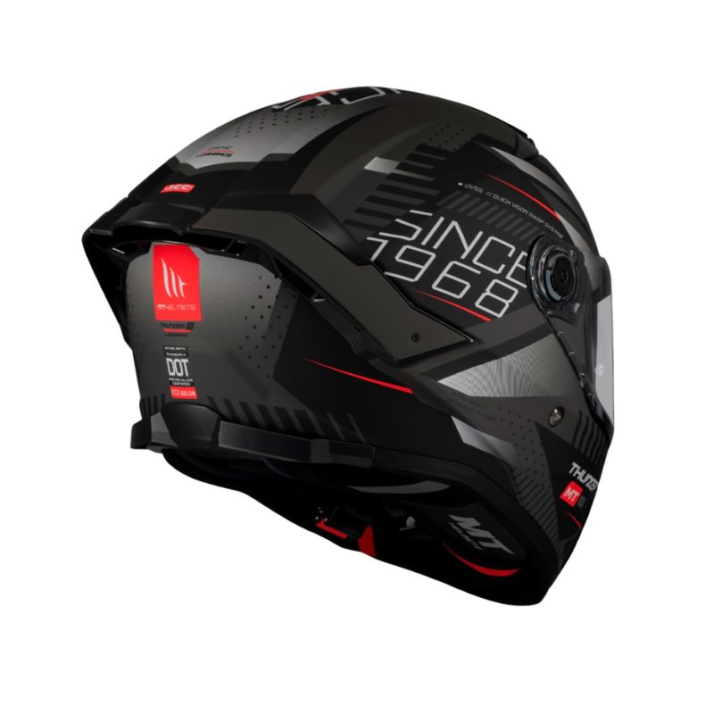 CASCO MT THUNDER4 SV LUMINENCE MATE NEGRO D1