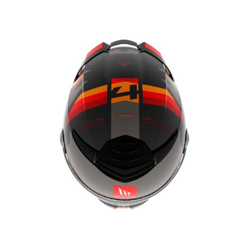 CASCO MT THUNDER 4 SV ERGO MATE ROJO