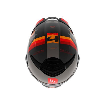 CASCO MT THUNDER 4 SV ERGO MATE ROJO