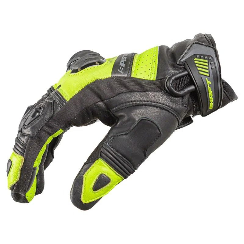 GUANTES SHAFT PISTA NEGRO AMARILLO NEON