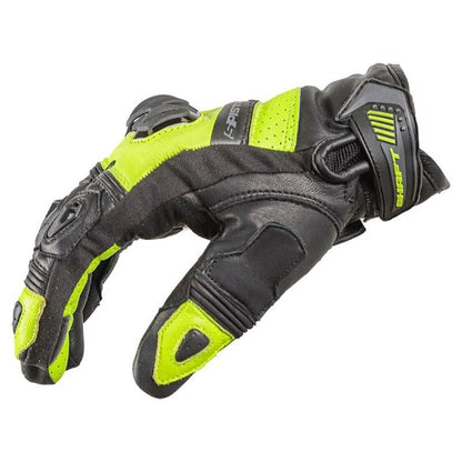 GUANTES SHAFT PISTA NEGRO AMARILLO NEON