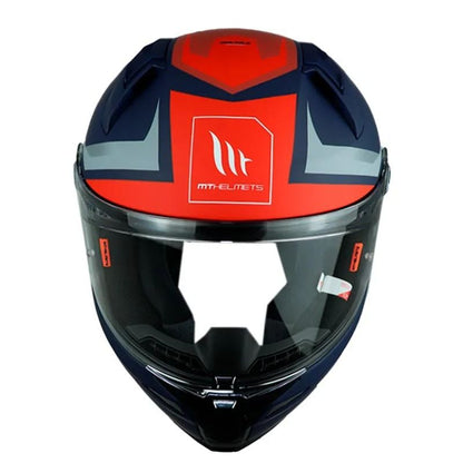CASCO MT REVENGE 2S HATAX MATE AZUL