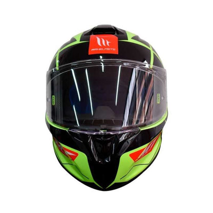 CASCO MT TARGO PRO PODIUM NEGRO AMARILLO NEON