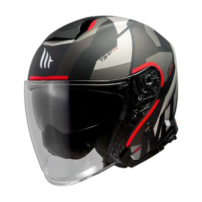 CASCO MT THUNDER 3 SV JET BOW MATE ROJO