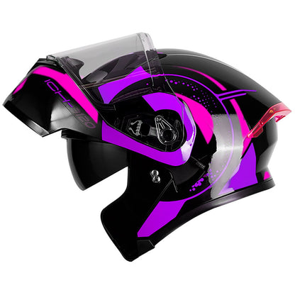 CASCO ICH ICH-3120DV B.HOK4 NEGRO MORADO VISOR TRA
