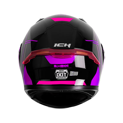 CASCO ICH ICH-3120DV B.HOK4 NEGRO MORADO VISOR TRA