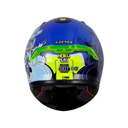 CASCO HRO HRO-523DV HOKU SAI AZUL AMARILLO NEON