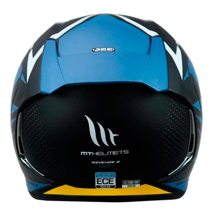 CASCO MT REVENGE 2 KLEY MATE AZUL