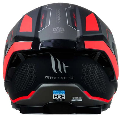 CASCO MT THUNDER 4 SV JERK MATE ROJO