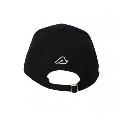 GORRA ACERBIS LOGO NEGRO BLANCO CURVA