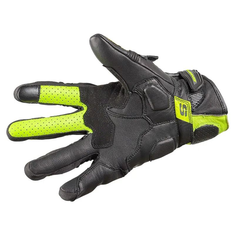 GUANTES SHAFT PISTA NEGRO AMARILLO NEON