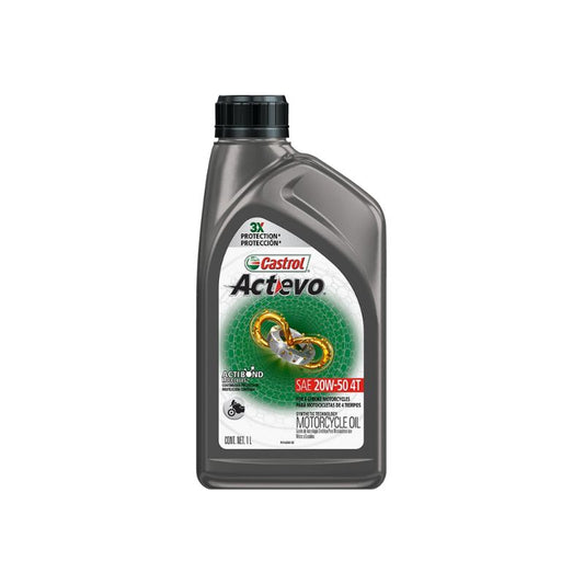 ACEITE CASTROL ACTEVO 20W50 4T 1L