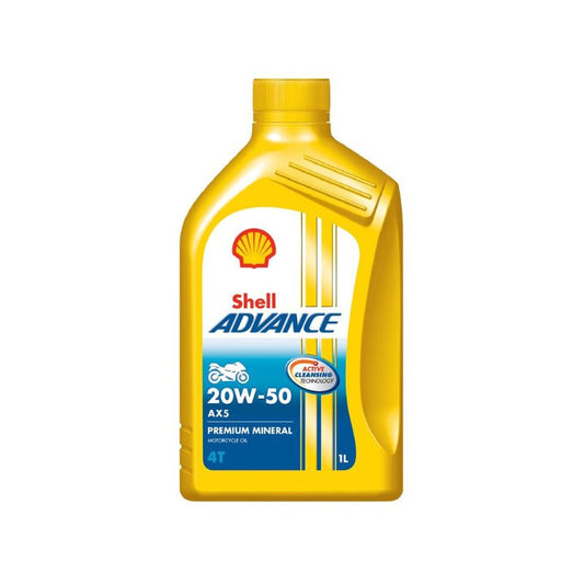 ACEITE SHELL AX5 20W50 4T 1L