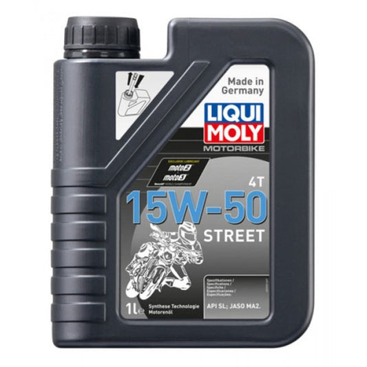 ACEITE LIQUI MOLY 15W50 STREET 4T 1L