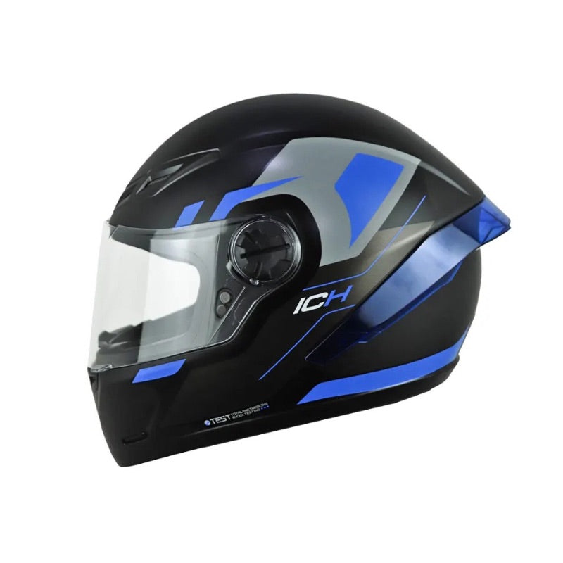 CASCO ICH-501SP DES MATE NEGRO AZUL