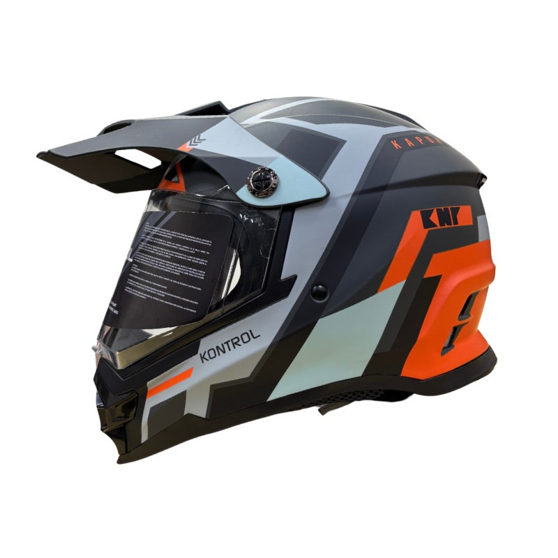 CASCO KONTROL 819-6 KAPUK MATE NEGRO NARANJA