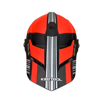 CASCO KONTROL 819-6 OXPORT MATE NEGRO ROJO