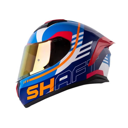 CASCO SHAFT SH-582SP EVO ACENES BLANCO PERLA AZUL IRIDIUM