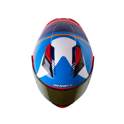 CASCO SHAFT SH-582SP EVO ACENES BLANCO PERLA AZUL IRIDIUM