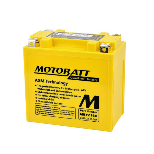 BATERIA MOTOBATT MBYZ16H AGM QUADFLEX