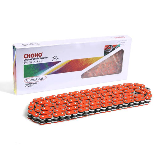 CADENA CHOHO 520SX2-120L NARANJA 500-900CC