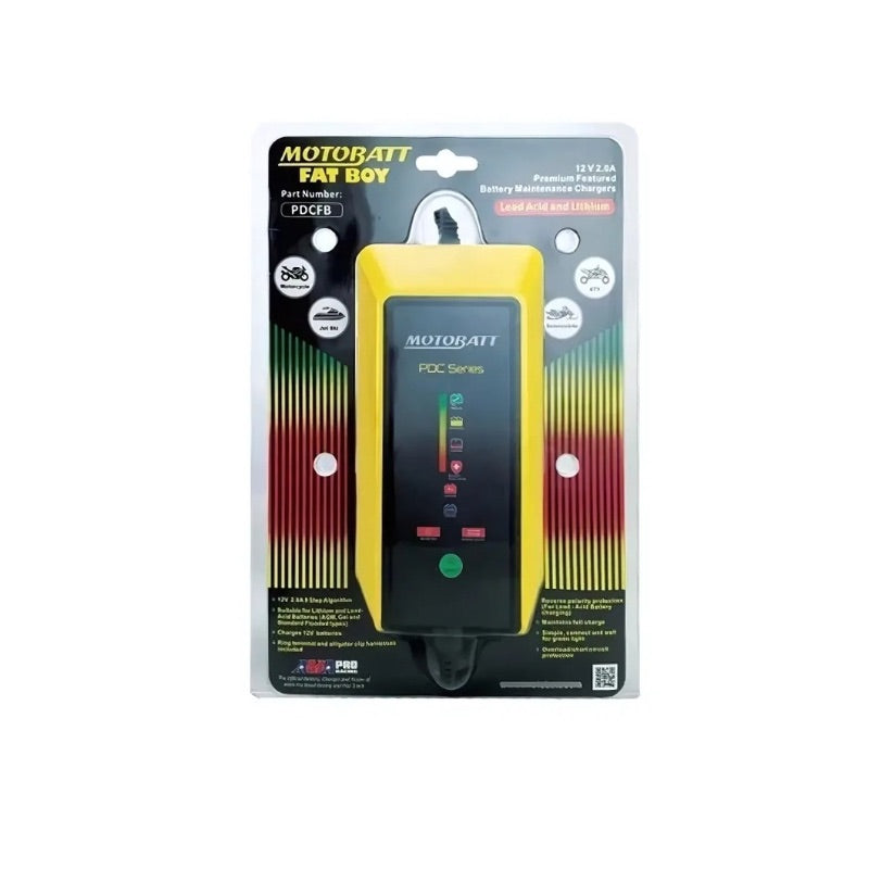CARGADOR MOTOBATT FAT BOY 12V