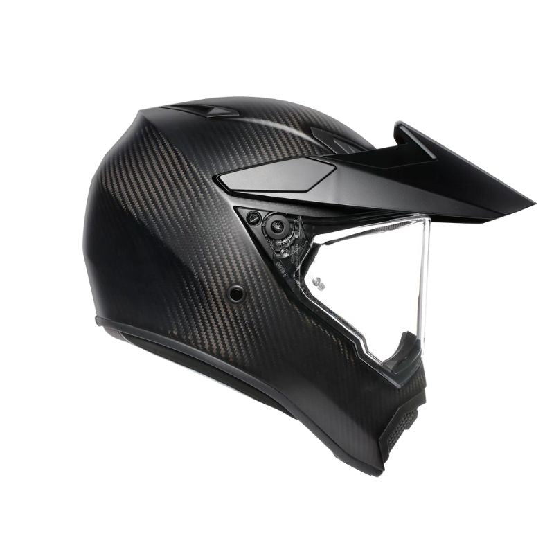 CASCO AGV AX9 MONO MATE CARBONO