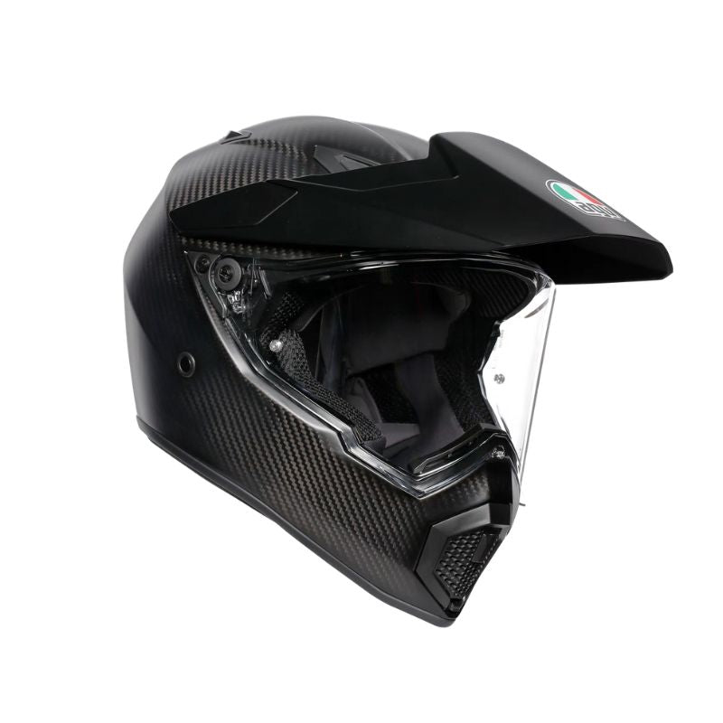 CASCO AGV AX9 MONO MATE CARBONO