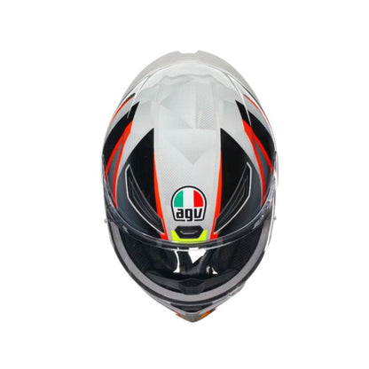 CASCO AGV K1 S BLIPPER GRIS ROJO