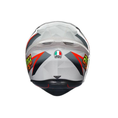 CASCO AGV K1 S BLIPPER GRIS ROJO