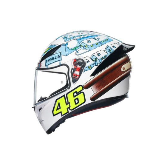 CASCO AGV K1 S ROSSI WINTER TEST 2017
