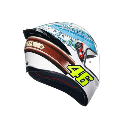 CASCO AGV K1 S ROSSI WINTER TEST 2017