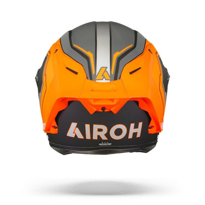 CASCO AIROH GP550 S RUSH MATE NARANJA NEON